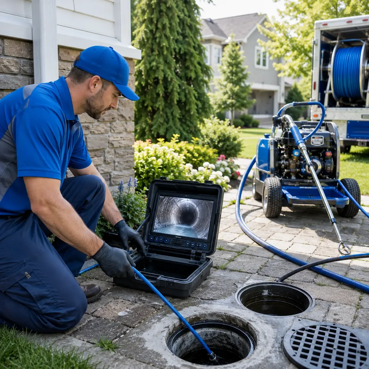 Outdoor drain cleaning professionals serving Blacksburg, VA