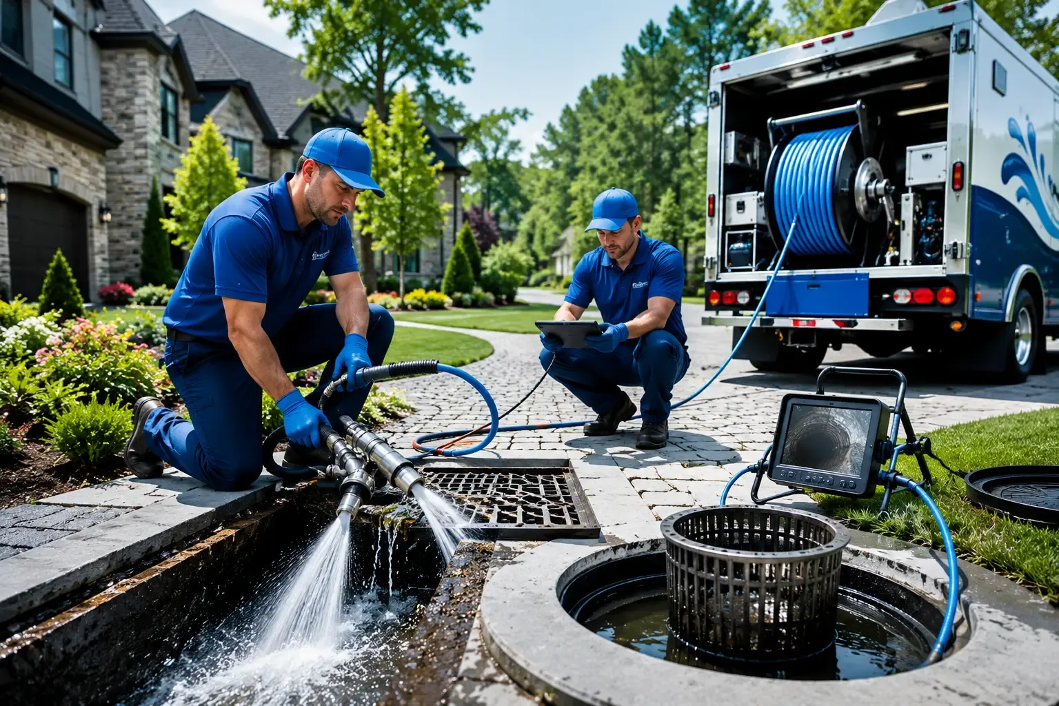 Local outdoor drain cleaning professionals in Blacksburg, VA